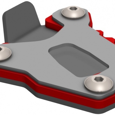 EXTENSÃO DA BASE DO DESCANSO LATERAL CROSSPRO YAMAHA TRACER 900 2021-2022