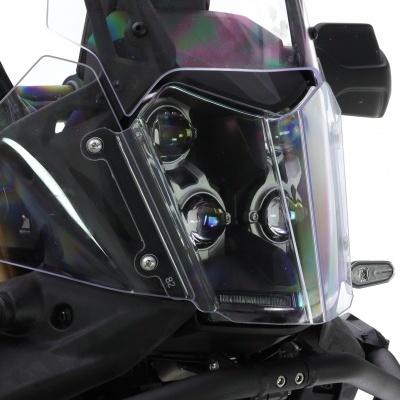 PROTEÇÃO FAROL FRONTAL POLICARBONATO TRANSPARENTE CROSSPRO YAMAHA TENERE 700
