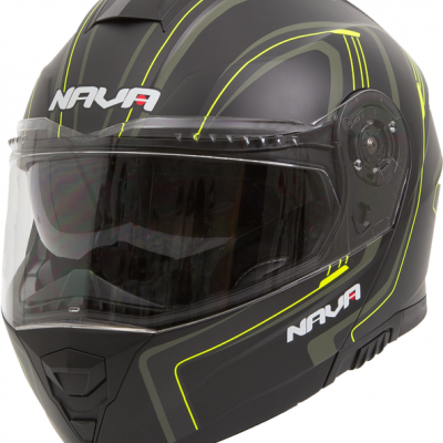 CAPACETE MODULAR NAVA SPRINT PRETO/AMARELO