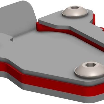 EXTENSÃO DA BASE DO DESCANSO LATERAL CROSSPRO BMW F 850 GS ADVENTURE 2021-2022