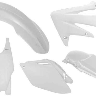 Peças plásticas brancas para moto