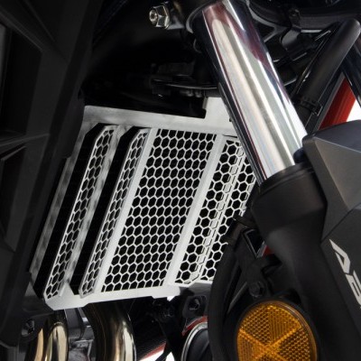 GRELHA FRONTAL DE RADIADOR CROSSPRO INOX ESCOVADO HONDA CB 500X 2019