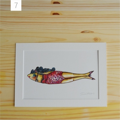 Sardine Ilustration from Portugal, model 7
