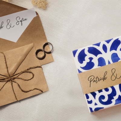 Wedding Favours - Portuguese Tiles