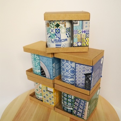 Porcelain Mug, Lisbon tiles, Model 3