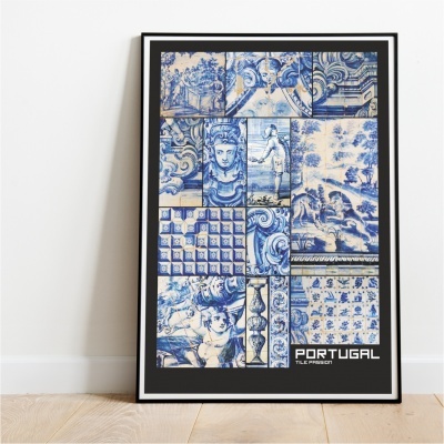 Poster Portugal Blue Tiles
