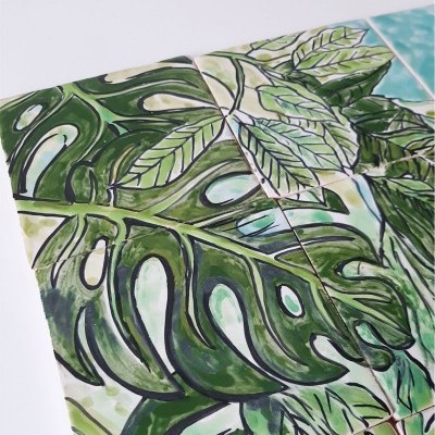 "The Parrot" tile panel