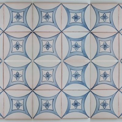 Portuguese tiles, backsplash with  hand painted tiles, decorative tile, replica tile, blue tiles