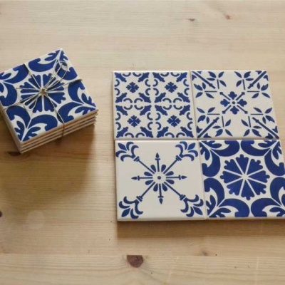 Coasters Set  Portuguese Tiles