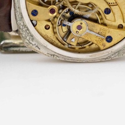 Longines Trench Watch 1920 Silver