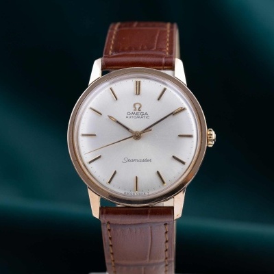 Omega Seamaster 165.002 Gold-Plated Automatic Watch (1960s)