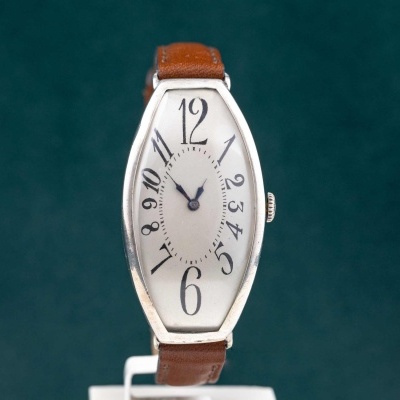 Silver Tonneau 1920 Watch