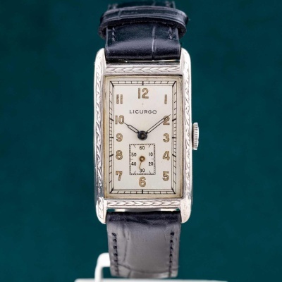 Licurgo Tank watch Silver 1920+-