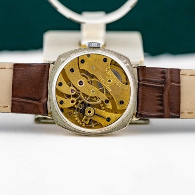 Longines Trench Watch 1920 Silver