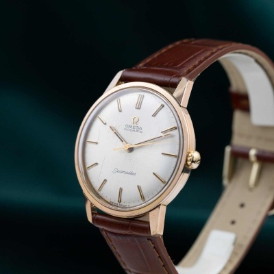 Omega Seamaster 165.002 Gold-Plated Automatic Watch (1960s)