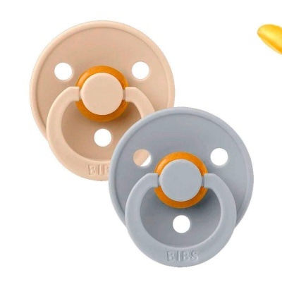 CHUPETAS BIBS - ANATÓMICA - PACK 2 CHUPETAS VANILLA/ CLOUD