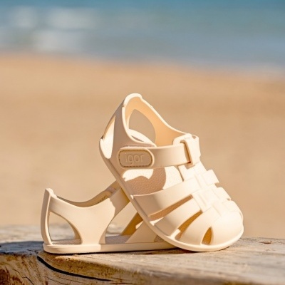 SANDÁLIAS BAREFOOT IGOR  -  ECRU MARFIL