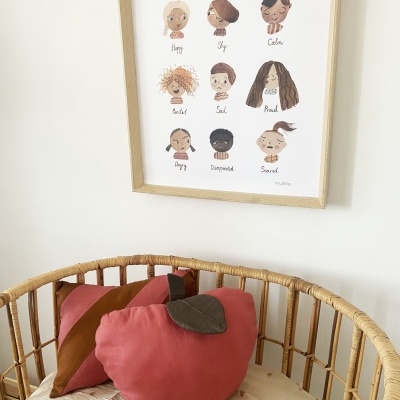 ALMOFADA MAÇA MISTY PINK- TINY TINY STORIES