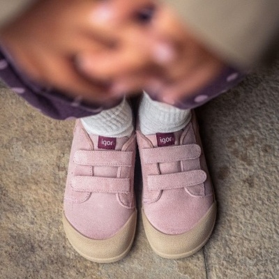 TENIS BAREFOOT IGOR - SUEDE ROSA