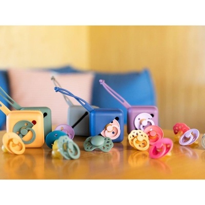 PORTA CHUPETAS BIBS - PUMPKIN