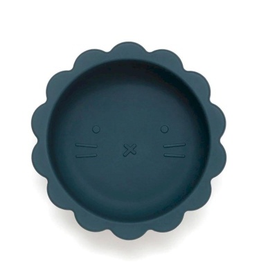 TIGELA LEÃO EM SILICONE COM VENTOSA - Balsam Blue