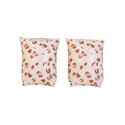 Braçadeiras Leopardo Old Pink -  Swim Essentials