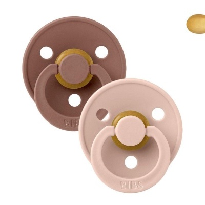 CHUPETAS BIBS - SIMÉTRICA - PACK 2 CHUPETAS BLUSH/ WOODCHUCK
