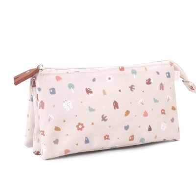 Estojo 3 Compartimentos – Geometric Nature - Tutete