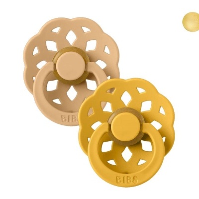 CHUPETAS BIBS BOHEME- PACK 2 CHUPETAS DESERT DESERT SAND / HONEY BEE