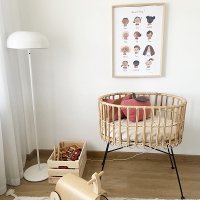 ALMOFADA MAÇA MISTY PINK- TINY TINY STORIES