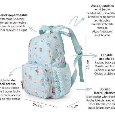 Mochila Infantil – 3 Little pigs - Tutete