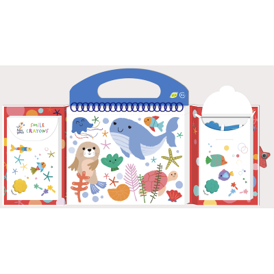 HAKU YOKA - O MEU PRIMEIRO KIT DE COLORIR ANIMAIS MARINHOS