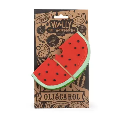 MORDEDOR OLY&CAROL - WALLY THE WATERMELON BABY TEETHER MORDEDOR OLY&CAROL - WALLY THE WATERMELON BABY TEETHER