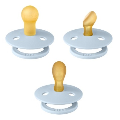 CHUPETAS BIBS - TRY IT PACK 3 CHUPETAS - AZUL BEBÉ