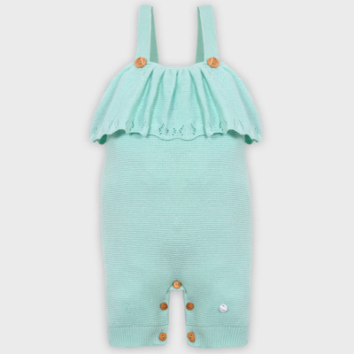 Jardineiras de Malha - Azul Turquesa