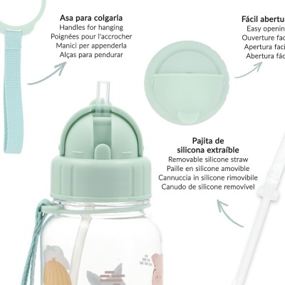 GARRAFA TITAN COM PALHINHA TUTETE - 3 LITTLE PIGS