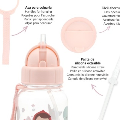 GARRAFA TITAN COM PALHINHA TUTETE - LITTLE RED