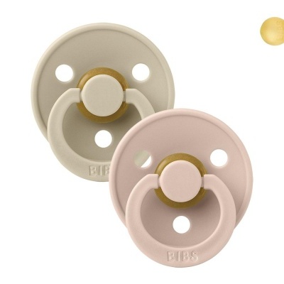 CHUPETAS BIBS - PACK 2 CHUPETAS VANILLA/ BLUSH