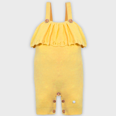 Jardineiras de Malha - Sun Yellow