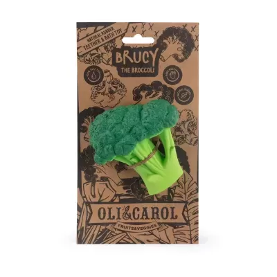 MORDEDOR OLY&CAROL - BRUCY THE BROCCOLI BABY TEETHER