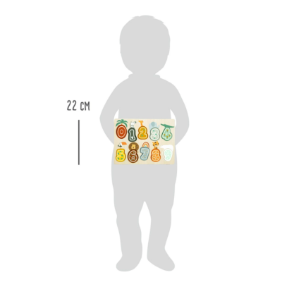 Puzzle Números Safari em Madeira - Small Foot