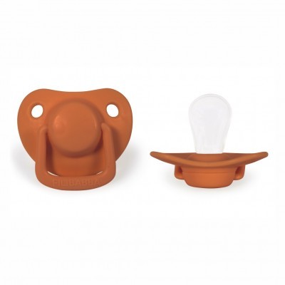 FILIBABBA PACK 2 CHUPETAS 0-6M RUST