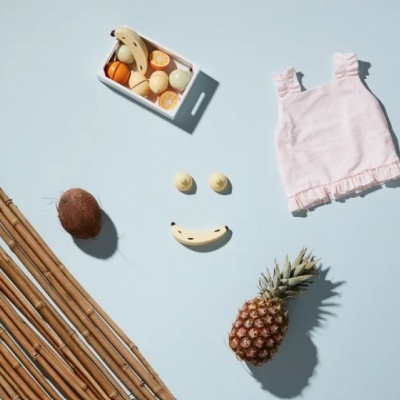 CAIXA DE FRUTAS EM MADEIRA - KID´S CONCEPT