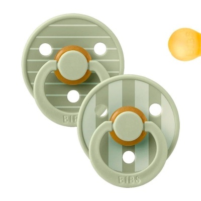 CHUPETAS BIBS STUDIO - PACK 2 CHUPETAS  Pin Sage Mix