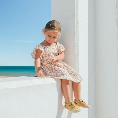 SANDÁLIA BAREFOOT PELE IGOR - MOSTARDA