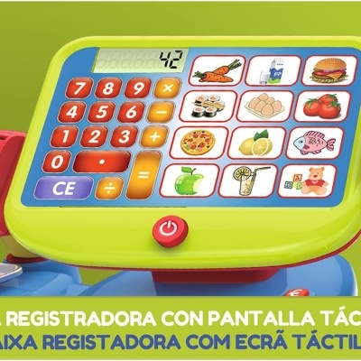 Caixa Registadora Touch Screen Cash 43021