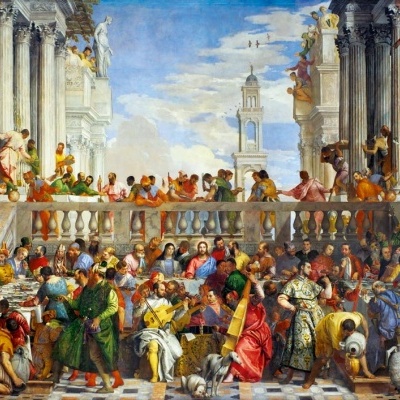 Puzzle Bluebird 1000 Paolo Veronese - The Wedding at Cana, 1563 60011