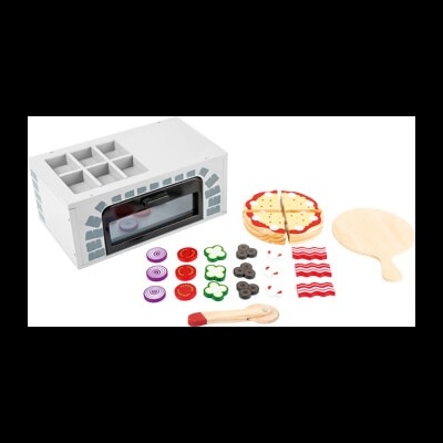 Forno de Cozinha Pizzas Madeira 11204 +3 anos Small Foot