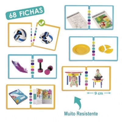 Jogo Associação Contrastes Opostos 20531 +3 anos Akros