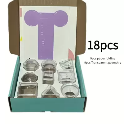 Kit Formas Geometricas 3D C/18pcs 520